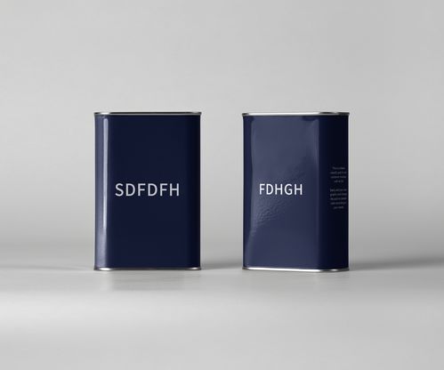 藍色方形易拉罐辦公用品樣機設(shè)計 靈感與實用性的完美融合